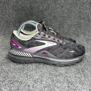 Brooks Adrenaline GTS 23 Running Shoes Women's 7 Grey Athletic Training Sneakers